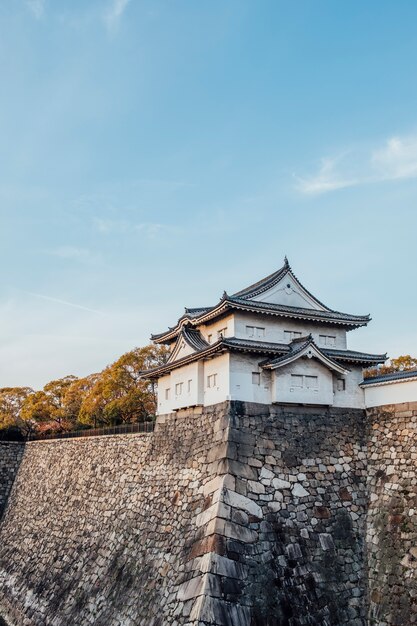 fortaleza del castillo de osaka, japon