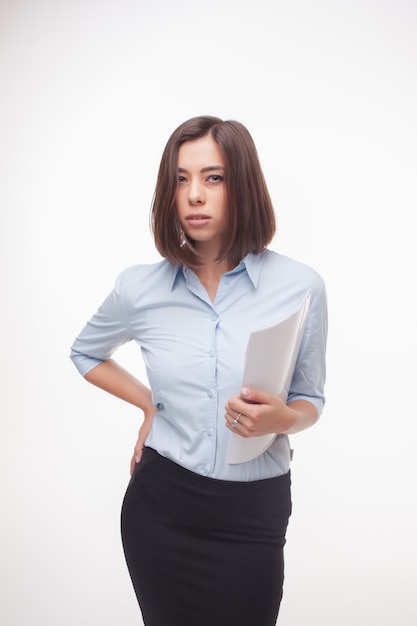 Foto de una bella mujer de negocios