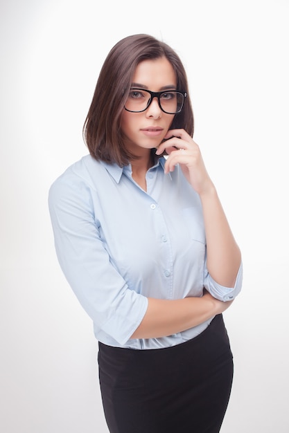 Foto de una bella mujer de negocios