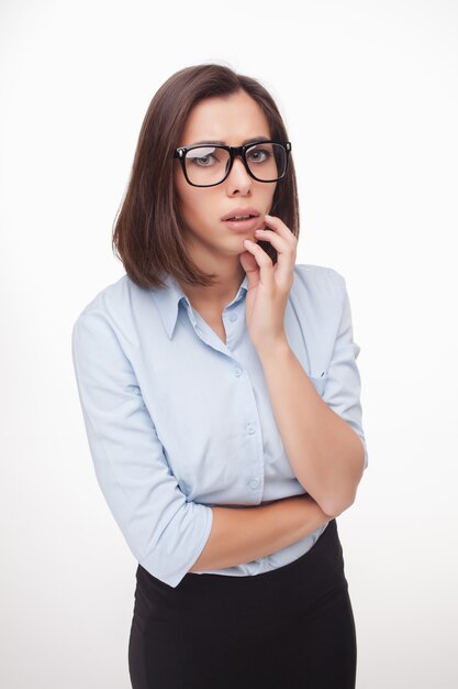 Foto de una bella mujer de negocios