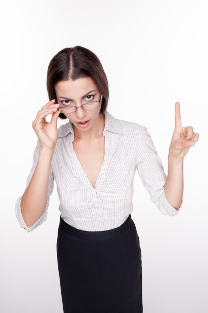 Foto de una bella mujer de negocios