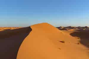 Foto gratuita foto de dunas en el desierto del sahara, marruecos