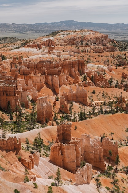 Foto gratuita foto fascinante del parque nacional bryce canyon, ee.