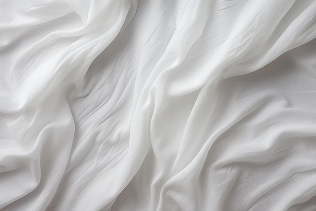 Foto gratuita foto de un tejido de algodón blanco y suave