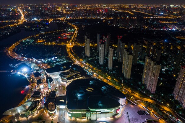 Fotografía aérea Ciudad china