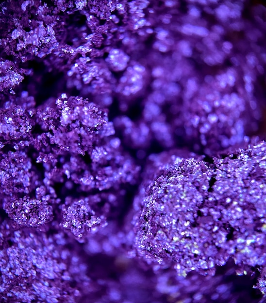 Foto gratuita fotografía macro del pigmento glitter