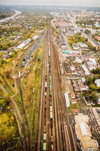 fotografía de la naturaleza desde el aire