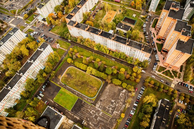 fotografía de la naturaleza desde el aire