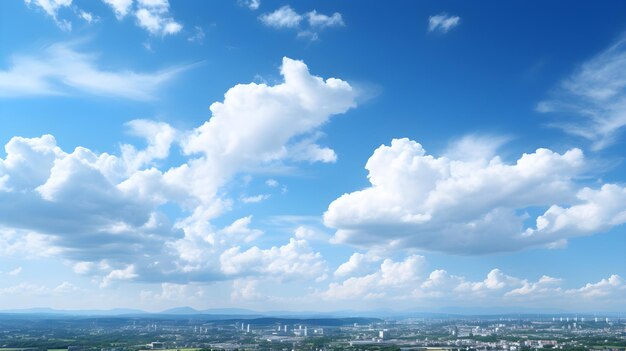 fotografía de paisaje natural de fondo de nubes de cielo