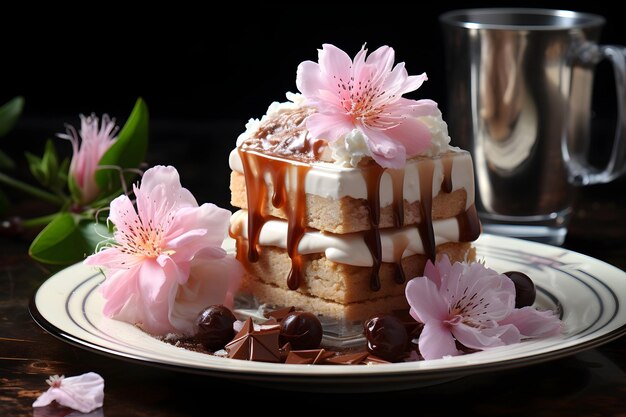 Foto gratuita fotografía de postre de pastel