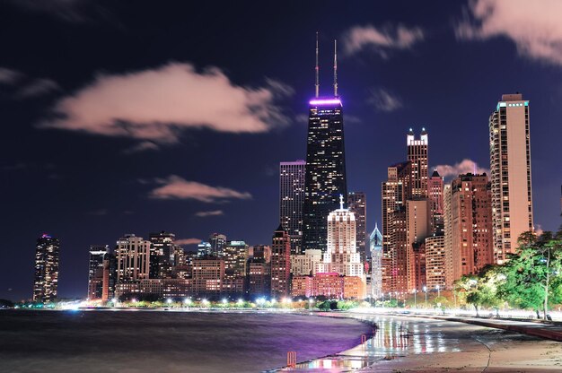 frente al lago de chicago