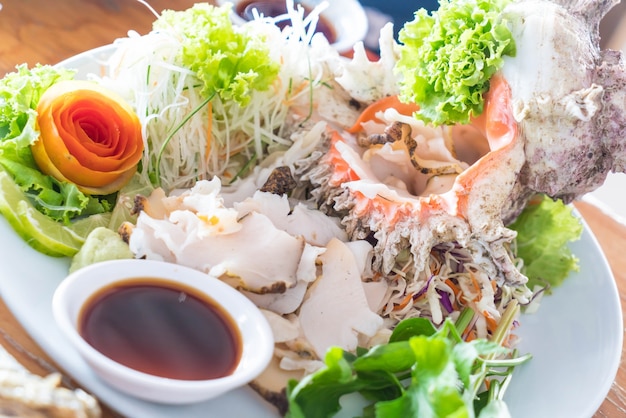 fresco conch sashimi