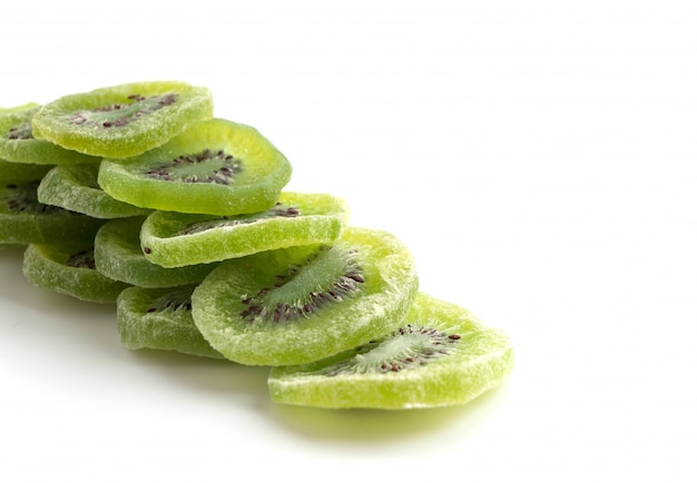 Fruta de kiwi secada