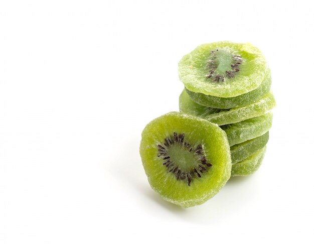 Fruta de kiwi secada