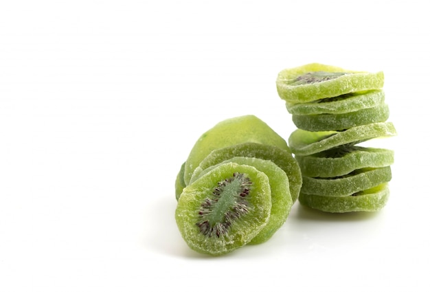 Fruta de kiwi secada