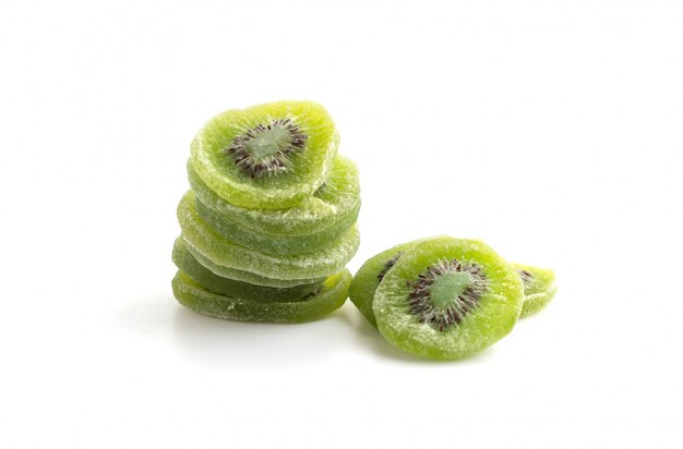 Fruta de kiwi secada