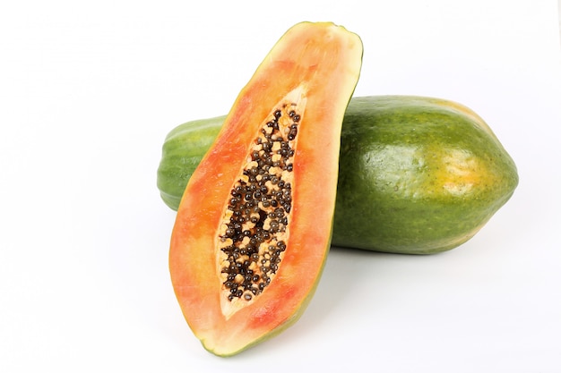 Fruta de papaya fresca