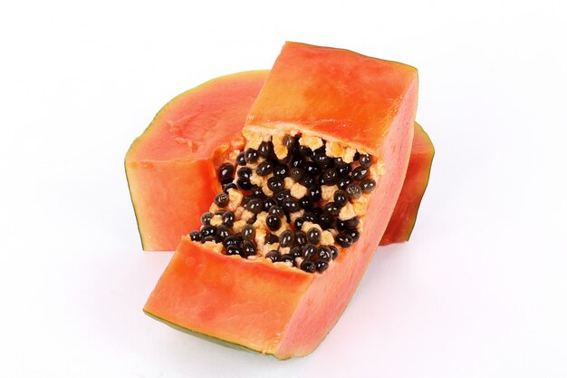 Fruta de papaya fresca
