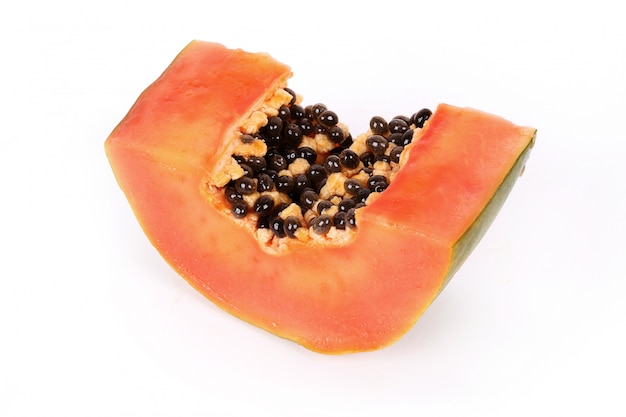 Fruta de papaya fresca