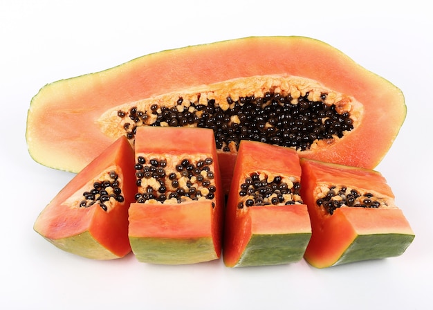 Foto gratuita fruta de papaya fresca