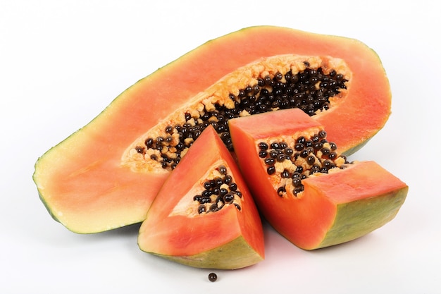 Fruta de papaya fresca