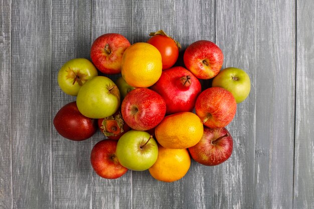 Frutas de otoño ecológicas.