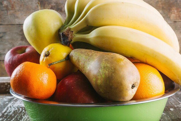 Frutas en un tazón