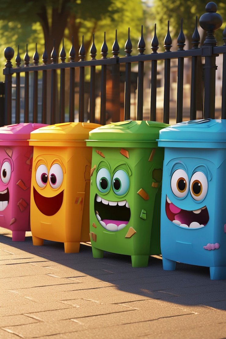 Photo Gratis funny image with bin