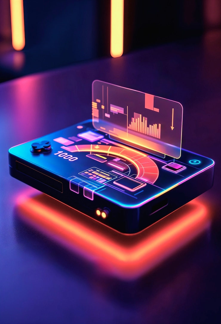 Foto gratuito gadget tecnológico futurista