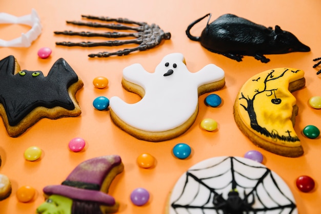 Foto gratuita galleta fantasma fantasmagórica