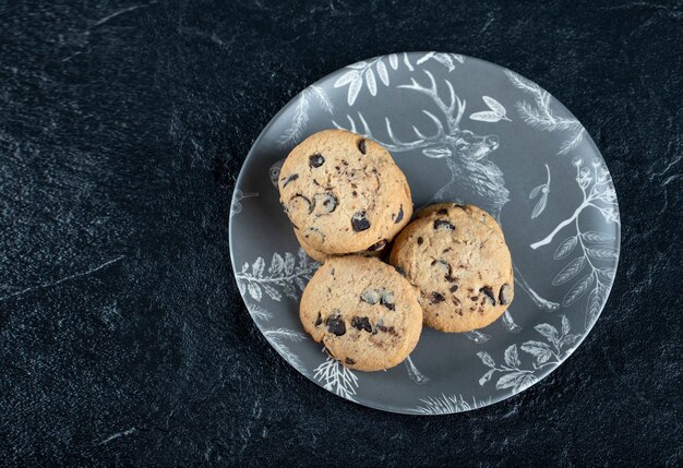 Galletas con chispas de chocolate