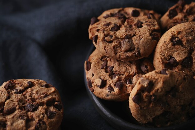 Galletas de chocolate con chispas de chocolate