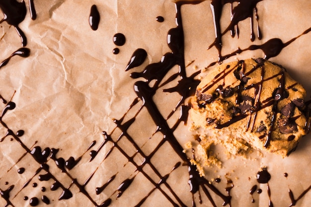 Foto gratuita galletas de chocolate