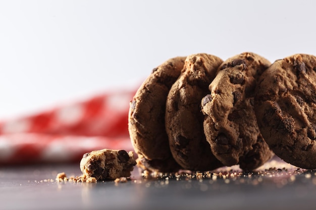 Foto gratuita galletas de chocolate