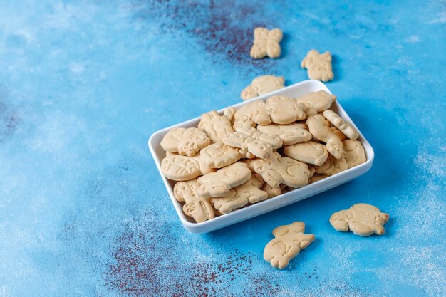 Galletas con forma de animal.