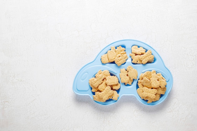 Foto gratuita galletas con forma de animal.