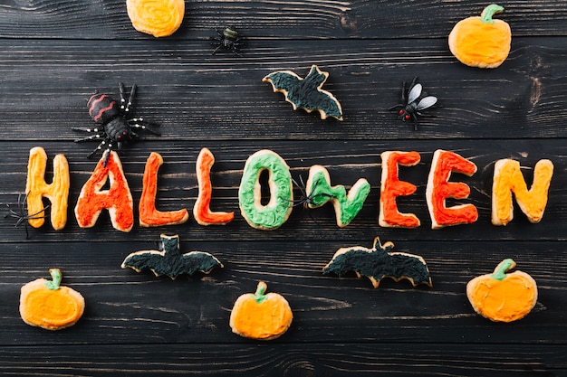 Galletas de Halloween con decoraciones