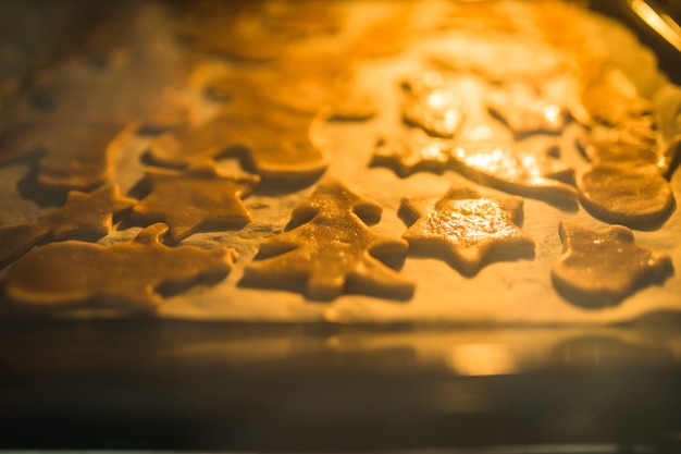 Galletas para hornear en horno