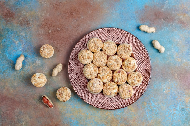 Galletas de maní caseras.