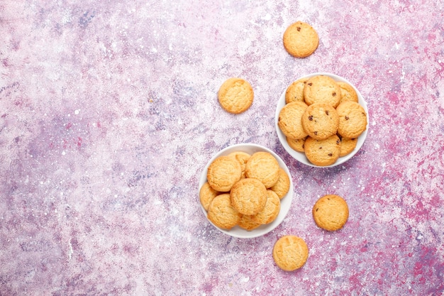 Galletas de mantequilla danesas.