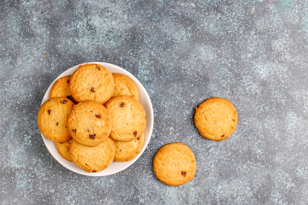 Galletas de mantequilla danesas.