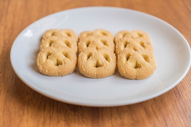 Foto gratuita galletas de mantequilla