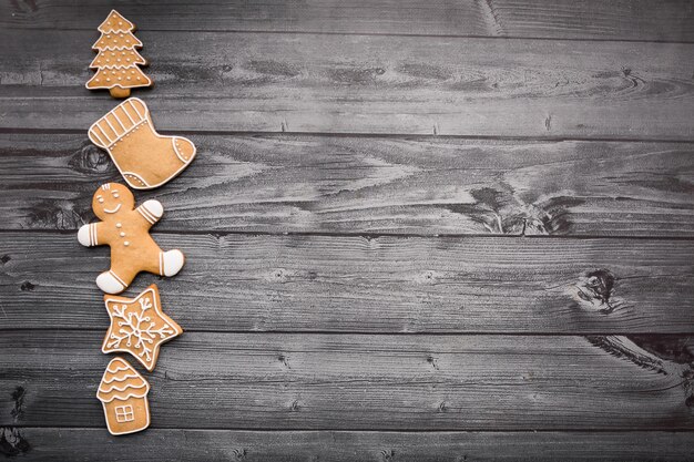 Foto gratuita galletas de navidad