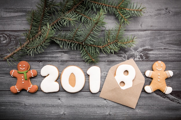 Foto gratuita galletas de navidad