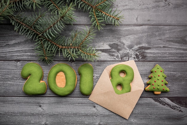 Foto gratuita galletas de navidad