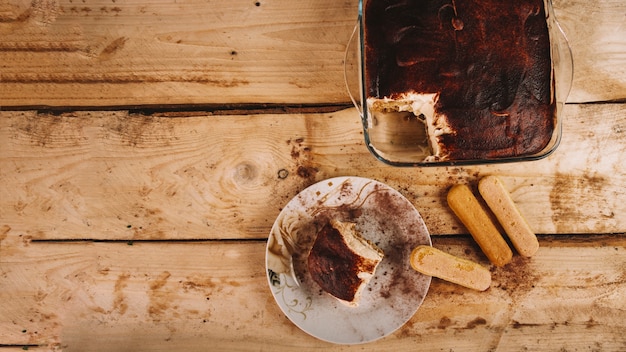 Galletas y tiramisú