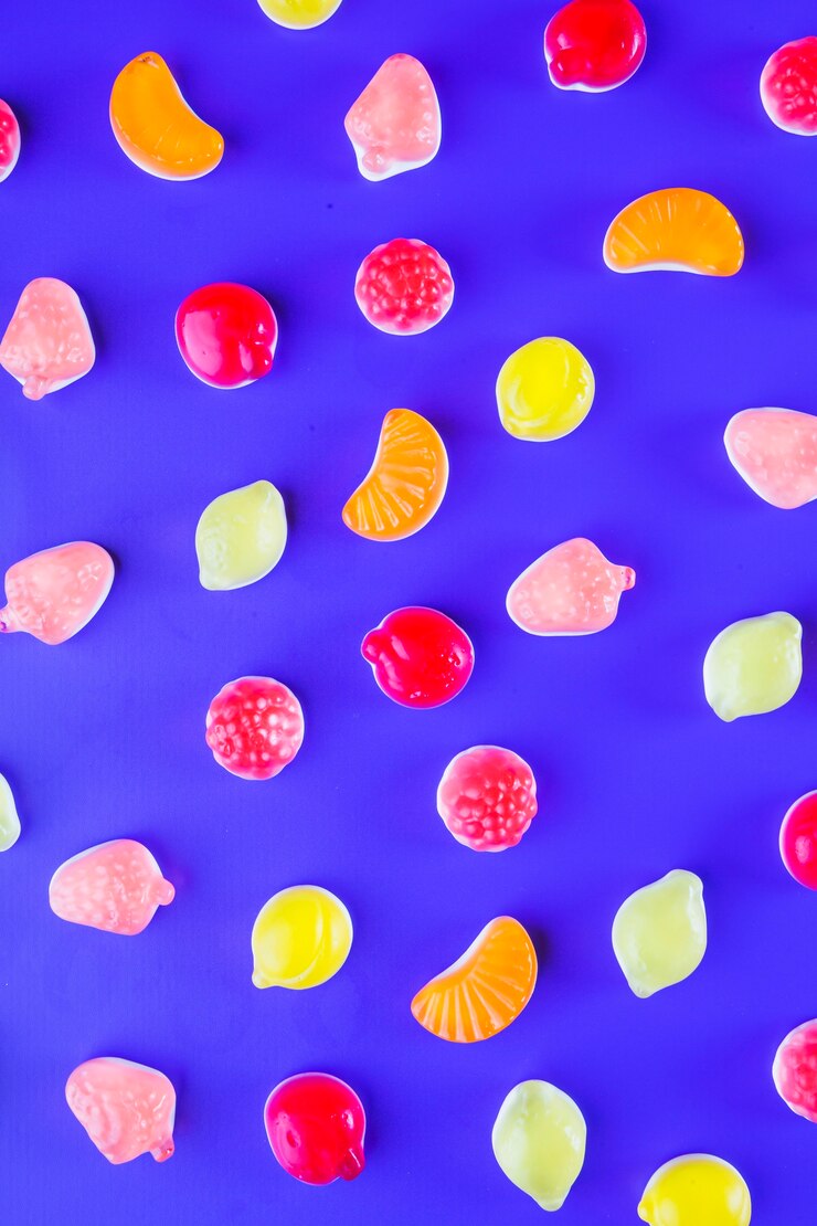 Foto gratuito gelatinas lindas