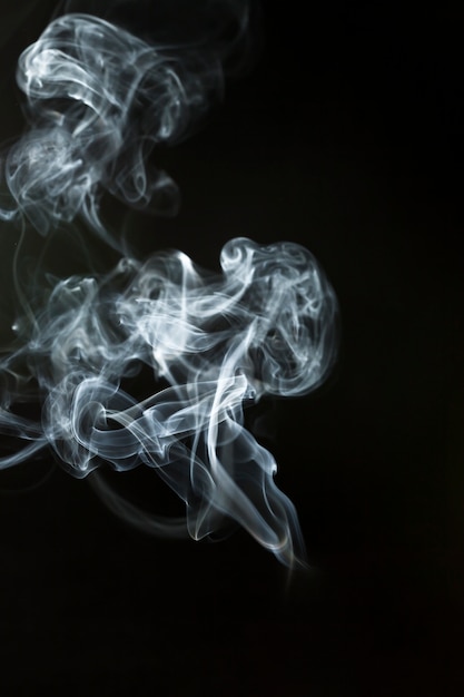 Foto gratuita genial silueta abstracta de humo