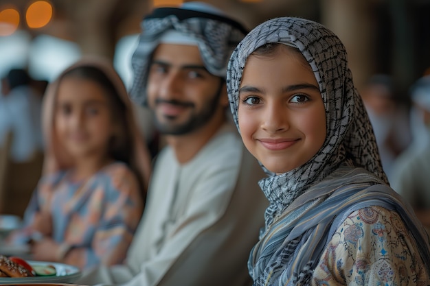 Foto gratuita gente celebrando el ramadán juntos