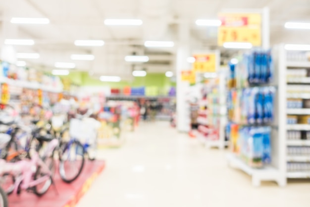 la gente compra pasillo desdibujan las compras